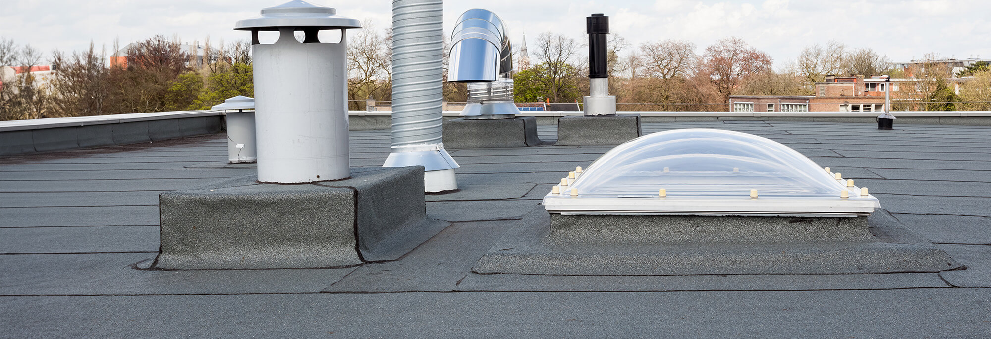 flat roofing in Warren