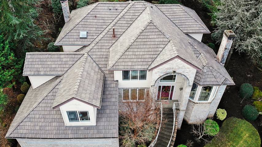 synthetic slate roof replacement in Ohio