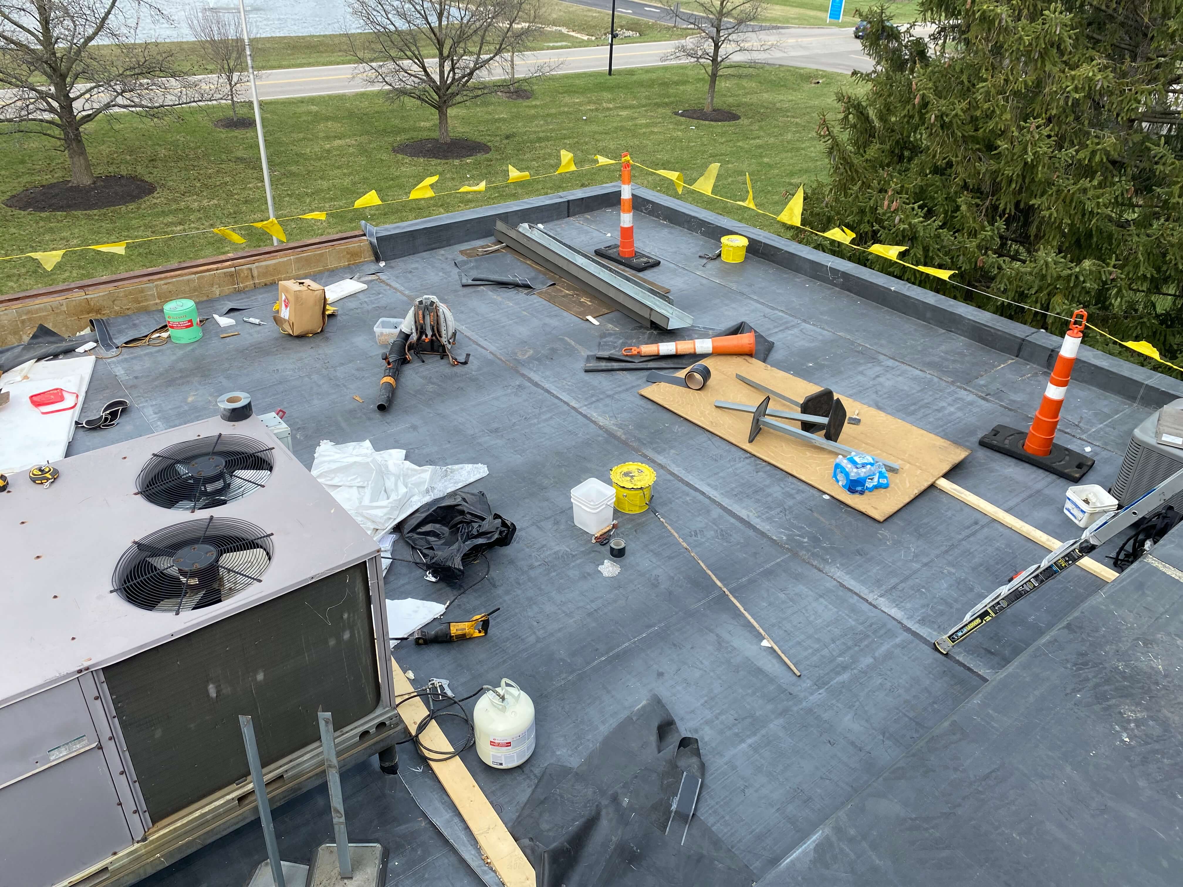 modified bitumen roof replacement in Ohio